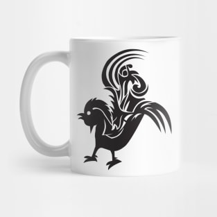 Chicken Cock Tattoo Art Mug